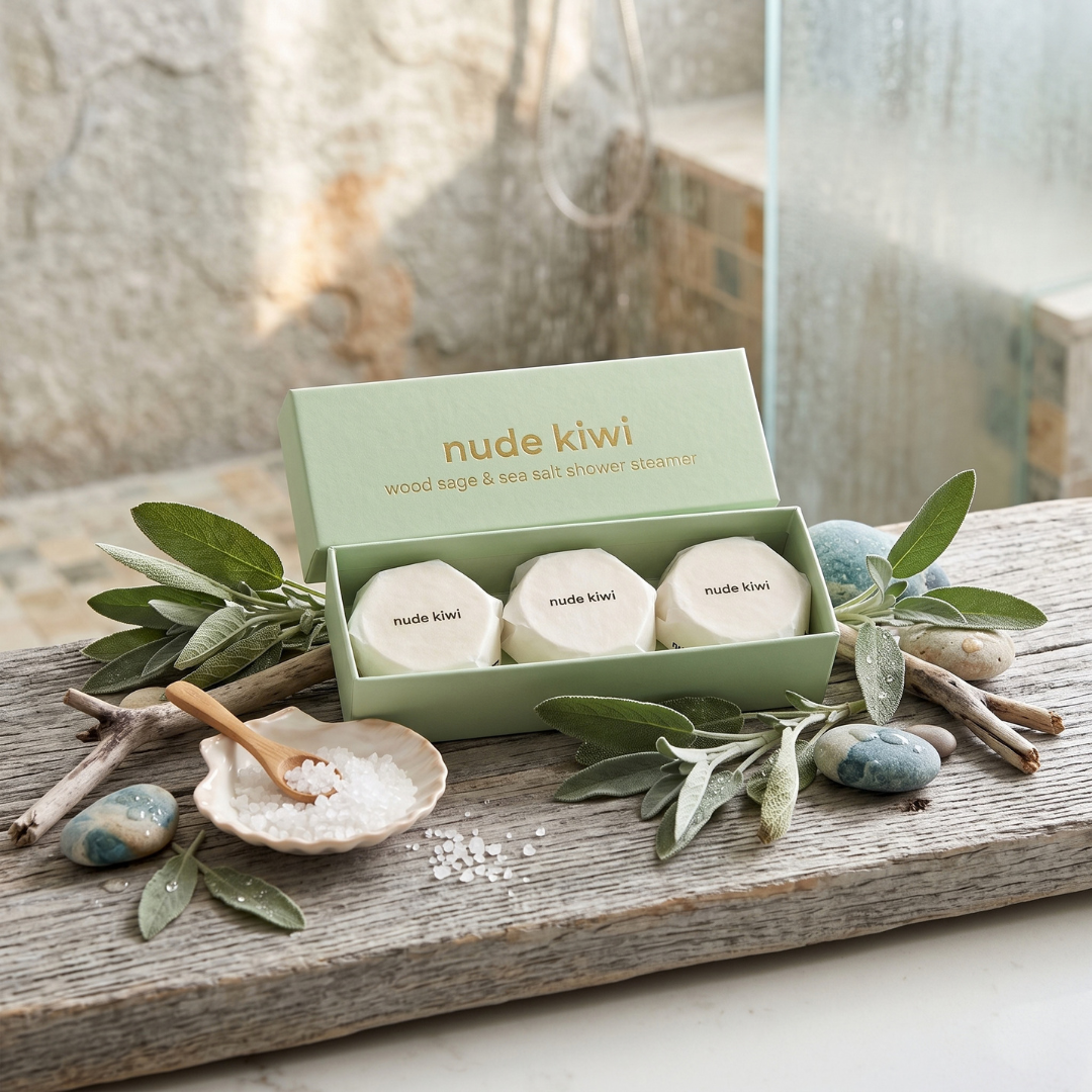 Wood Sage & Sea Salt Shower Steamers (3-Pack)